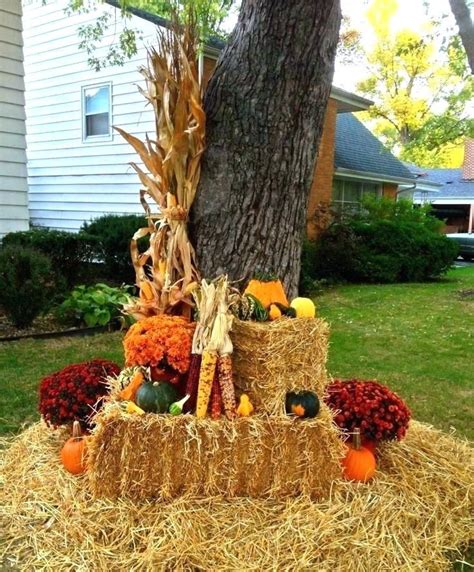 Image Result For Square Hay Bale Decorations Fall Yard Decor Fall
