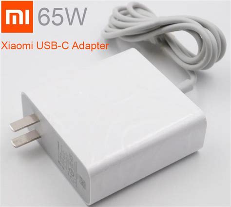 original xiaomi mi usb c charger 65w output rate socket power adapter type c port usb pd 2 0