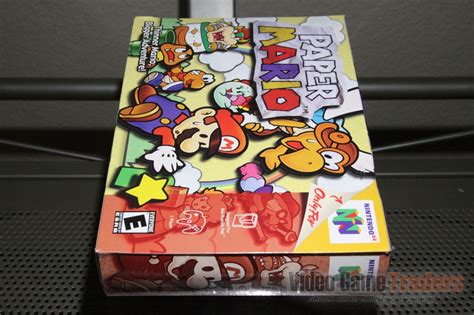 Paper Mario Nintendo 64 N64 2001 Factory Sealed Excellent Ebay