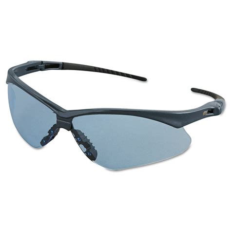 kleenguard formerly jackson safety v30 nemesis safety glasses 19639 light blue lenses with