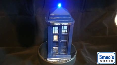 Final Reveal Doctor Who 2005 Tardis With Lighting Scratch Built From