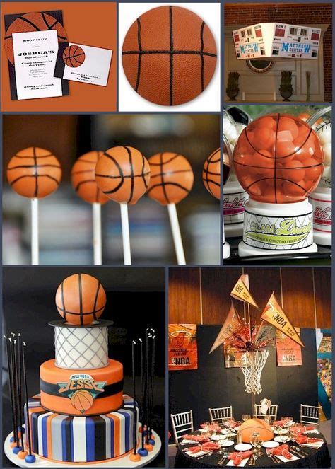 16 Best Nba Themed Birthday Party Images Party Basketball Party