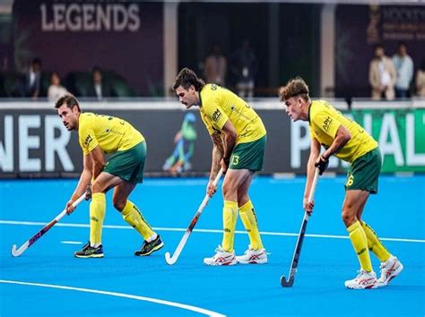 hockey world cup quarterfinal highlights australia belgium through to sf men s hockey world