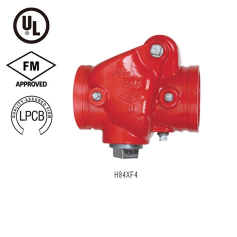 Grooved Resilient Swing Check Valve Pn1016 Ulfmlpcb Approved H84x