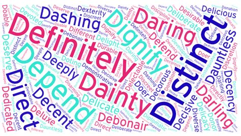 Our perfect guide to the letter y: Positive Words That Start with D (and Their Meaning ...