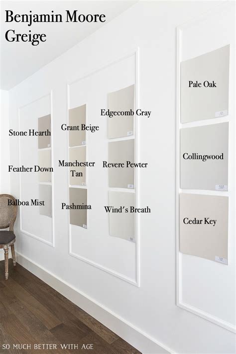 The Best Greige Paint Colors From Benjamin Moore So Much Better With Age