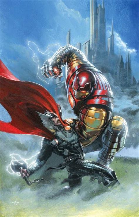 Collection Of Thor God Of Thunder Textless Covers Marvel Artwork