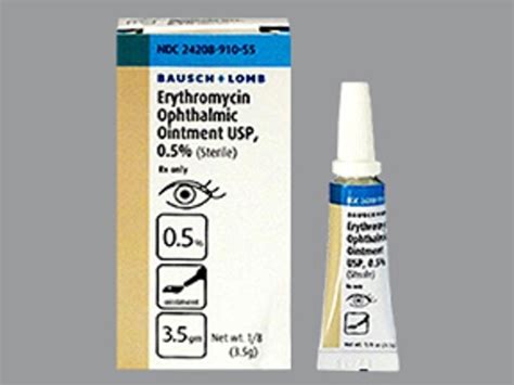 Erythromycin 5mg Gm Ophthalmic Ointment 3 5gram Tube Mcguff