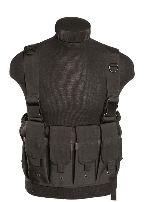 Miltec Black Mag Carrier Chest Rig