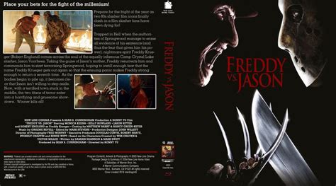 Freddy Vs Jason Custom Blu Ray Cover Freddys Nightmares Nightmare