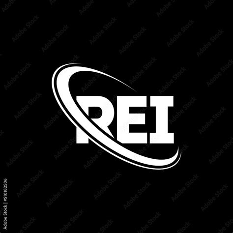 REI Logo REI Letter REI Letter Logo Design Initials REI Logo Linked
