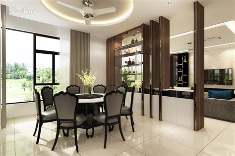Modern Dining Room Bungalow Design Ideas And Photos Malaysia
