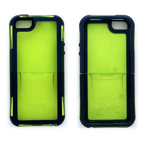 Otterbox Reflex Series Case For Iphone 5 Green And Blue Cover Oem