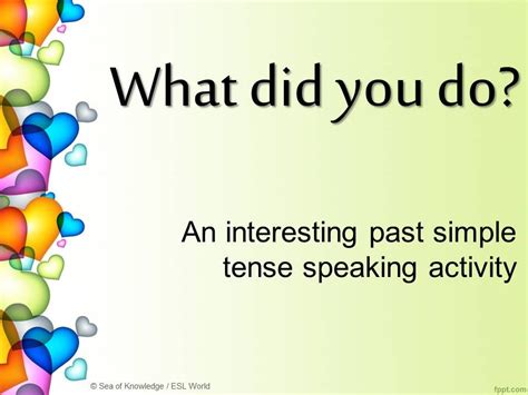Simple Past Tense Interactive Powerpoint Game Simple Past Tense
