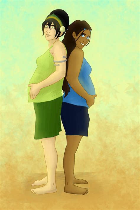 Toph And Katara Preggers By Shango266 On Deviantart