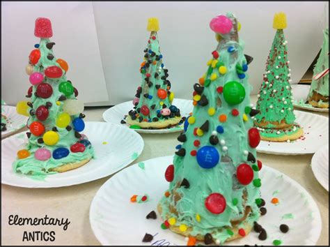 Edible Christmas Trees Elementary Antics