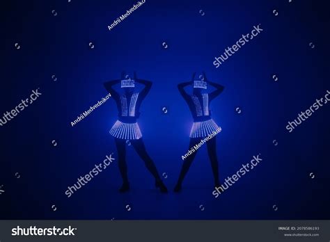 Disco Dancer Neon Light Images Stock Photos Vectors Shutterstock