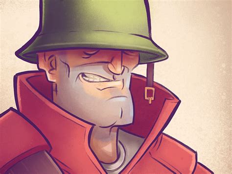 Tf2 Soldier By Mads Frantzen On Dribbble