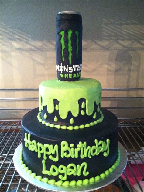 Monster Drink Cake 16 Geburtstag Geburtstag Junge Und Geburtstag