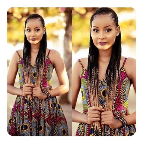 This means that instead of a natural hairline there are straight lines and sharp angles over the forehead, temples, and sideburns. 95 Best Ghana Braids Styles for 2020 - Style Easily