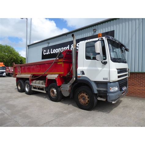 Daf Cf 85 410 8x4 Tipper Commercial Vehicles From Cj Leonard And Sons