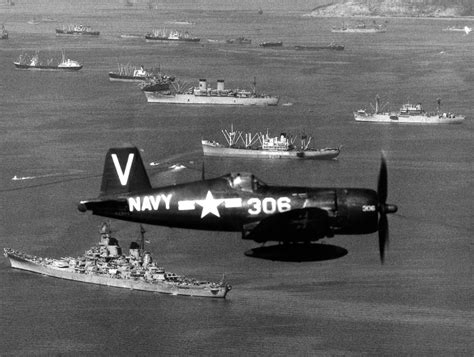 Vought F4u 4b Corsair Of Fighter Squadron 113 During The Korean War