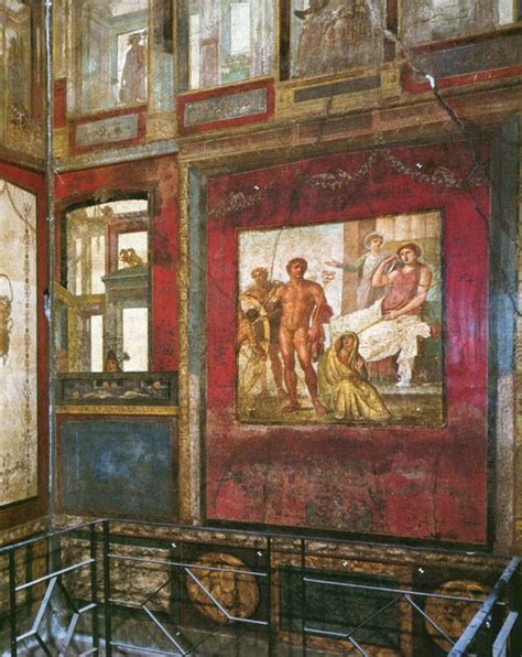All Things Ruffnerian A Design Blog And More Creating A Pompeian Room