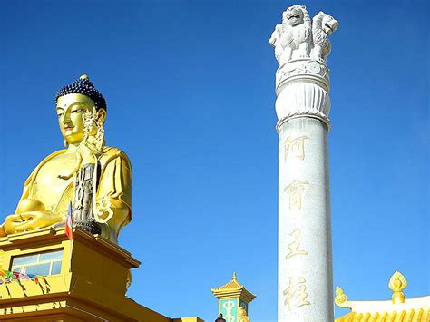 China Buddhist Stupa Renovated Now Has Ashoka Pillar World News