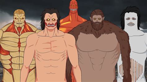 Les 9 Premiers Porteurs De Titan Dans Lattaque Des Titans Youtube