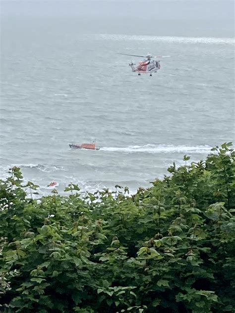 Barmouth Rnli Launch Both Lifeboats To Reports Of A Woman Cut Off By The Tide Rnli