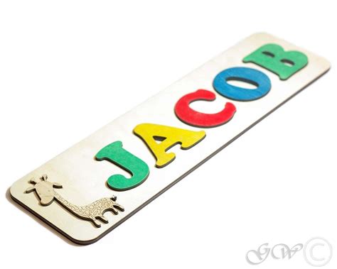 Personalized Name Puzzle Name Personaziled Toy Personalized