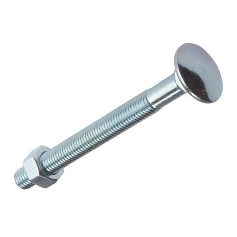 Zinc Plated Coach Bolts and Nuts - M12 x 130mm | Tradefix Direct