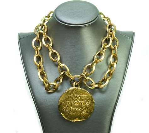 Donna Karan Chain Necklace Grandmother Jewelry Grandmother Ts Donna Karan Medallion