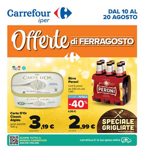 SP Volantino Carrefour Iper Dal 10 Al 20 Agosto 2023 Page 1