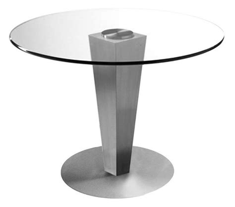 Julia 42 Glass Round Dining Table From Bellini Modern Living Coleman Furniture