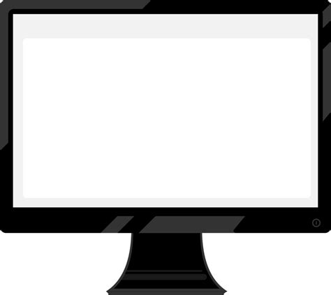 Black Frame Computer Screen 16332552 Png