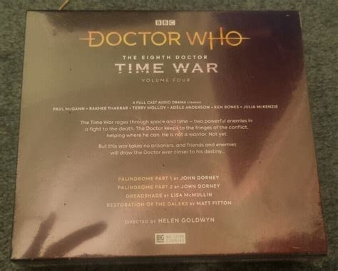 Mcgann Paul Doctor Who The Eighth Doctor Time War Volume 4 Big