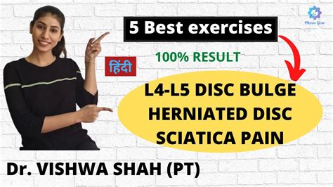 Exercises For Herniated Disc Disc Bulge L4 L5 S1 Step Wise Treatment