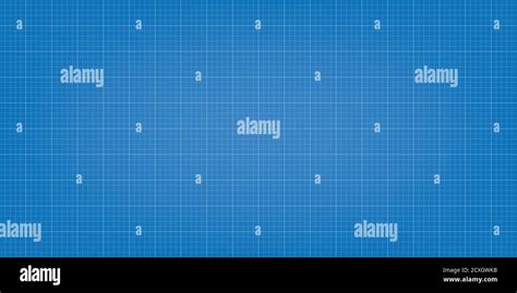 Blueprint Digital Paper Background Grid Vector Background Template For