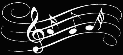 Best Black And White Music Notes #9939 - Clipartion.com