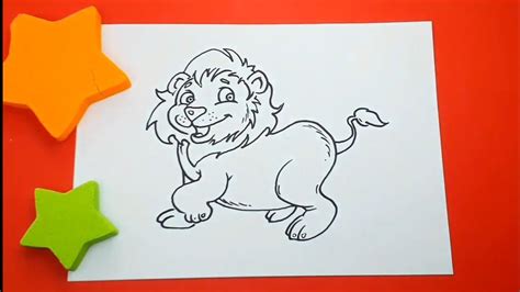 Kako Nacrtati Lava Diy How To Draw A Lion Youtube