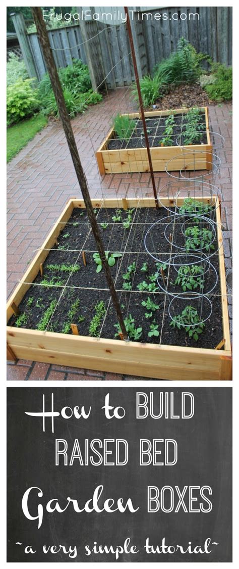 You can build an affordable raised garden bed for under 20 bucks! How to Build Raised Garden Boxes DIY (Grow vegetables anywhere!) | Frugal Family Times