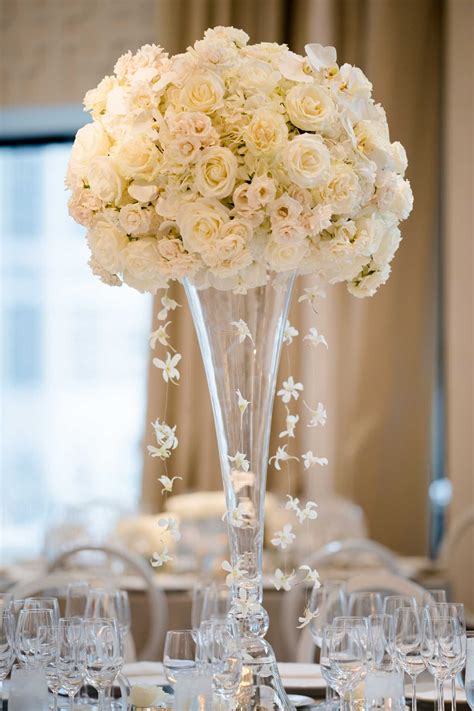 Tall Centerpiece With Cascading Orchids