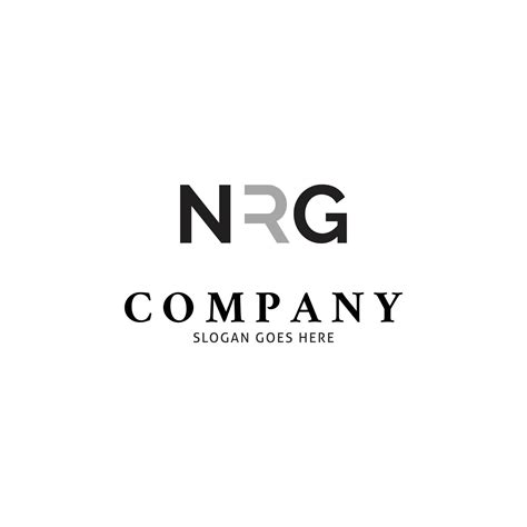 Initial Letter Nrg Icon Vector Logo Template Illustration Design