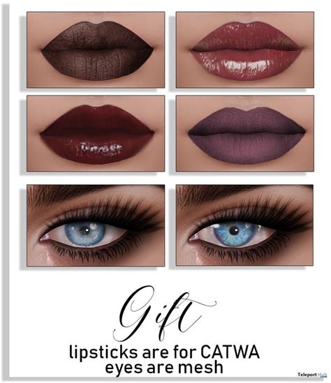 Makeup Set 1 Lipsticks And Mesh Eyes May 2018 T By Sintiklia