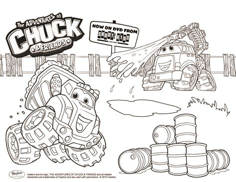 Online coloring > search results. "Chuck & Friends" coloring sheet! http://www.shoutfactory ...