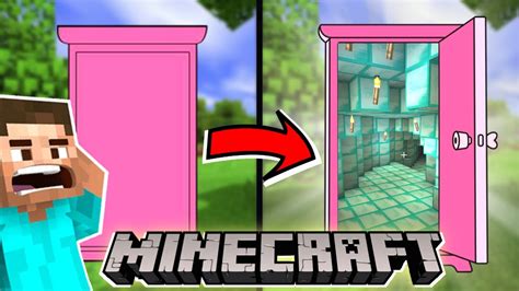 Making Anywhere Door In Minecraft Youtube