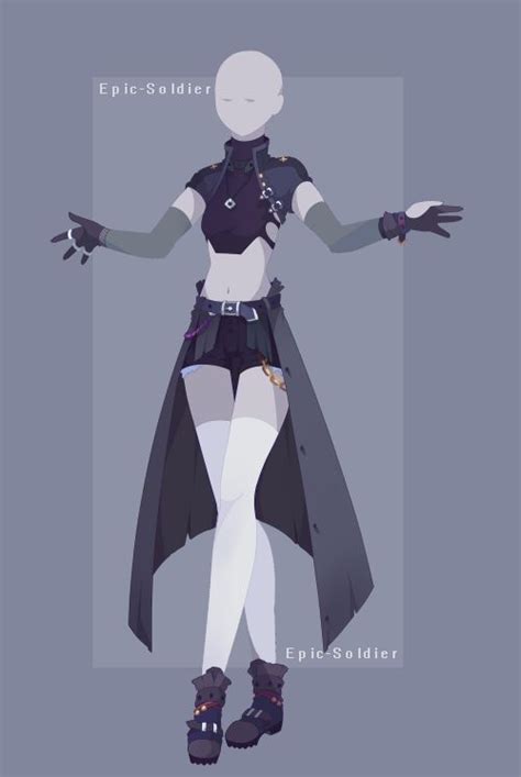 Outfit Adoptable 104 Closed By Epic Soldier On Deviantart Drawing