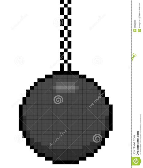8 Bit Pixel 8 Ball Vector Illustration 30566622