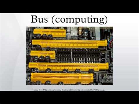 The bus in a pc is the common hardware interface between the cpu and peripheral devices. Bus (computing) - YouTube